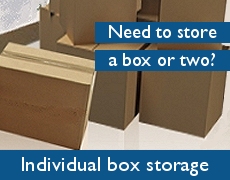 Domestic item storage boxes free when you take space